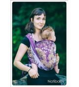 šatka Natibaby Motherhood Purple 100% bavlna
